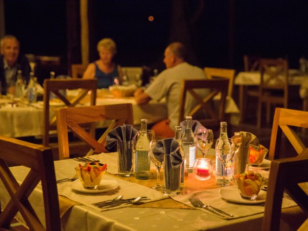 Restaurant at night