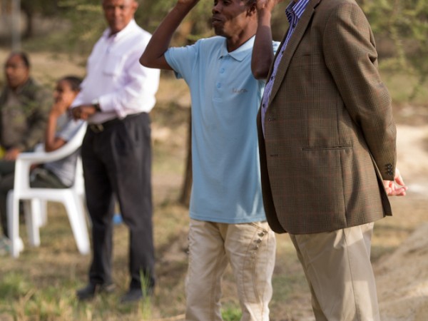 Abu Tilent translating for Greg Dorey 