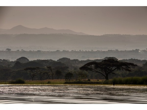 View of the Rift Valley from Lake Langano