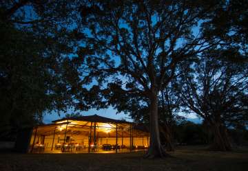 After dark at our restaurant