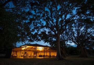 After dark at our restaurant